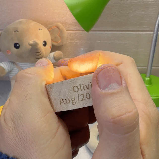 Crystal Sphere + Light Base | PERSONALIZED